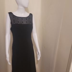 Black Kim Roger's Cocktail Dress sz 14